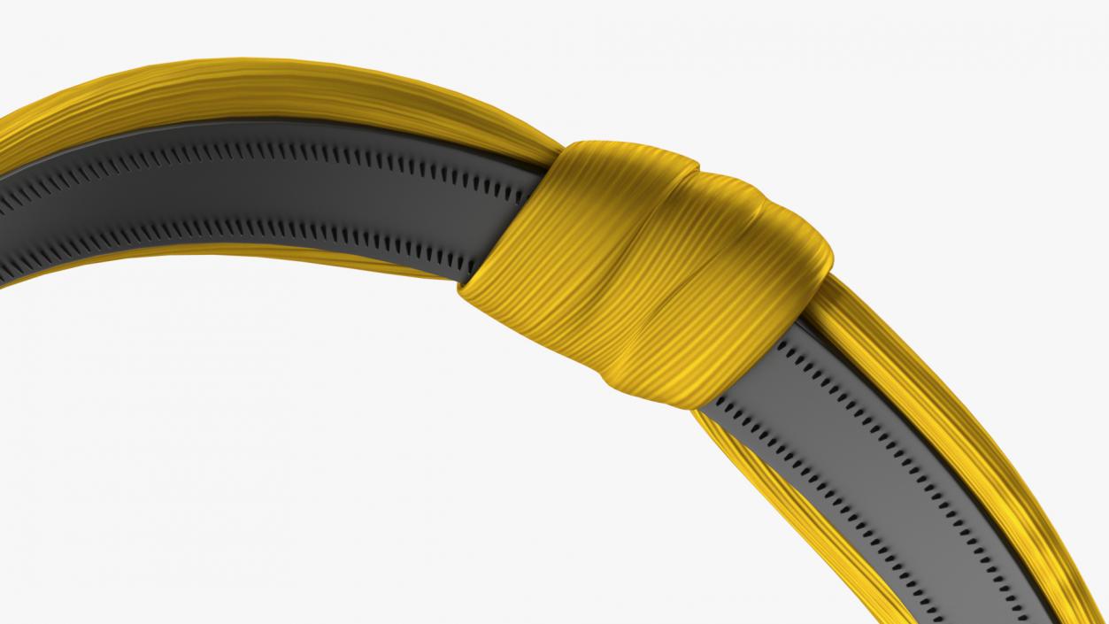 3D Thick Headband Yellow