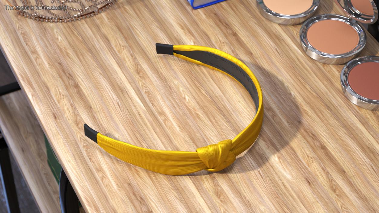 3D Thick Headband Yellow