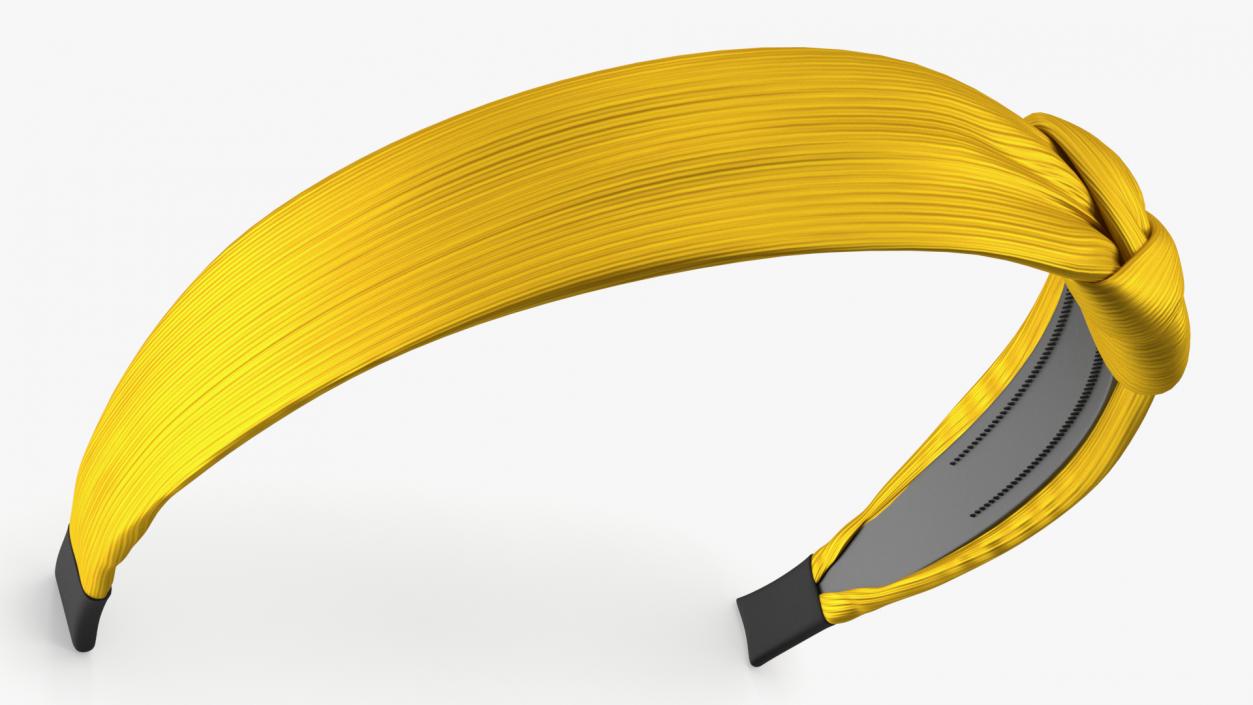 3D Thick Headband Yellow