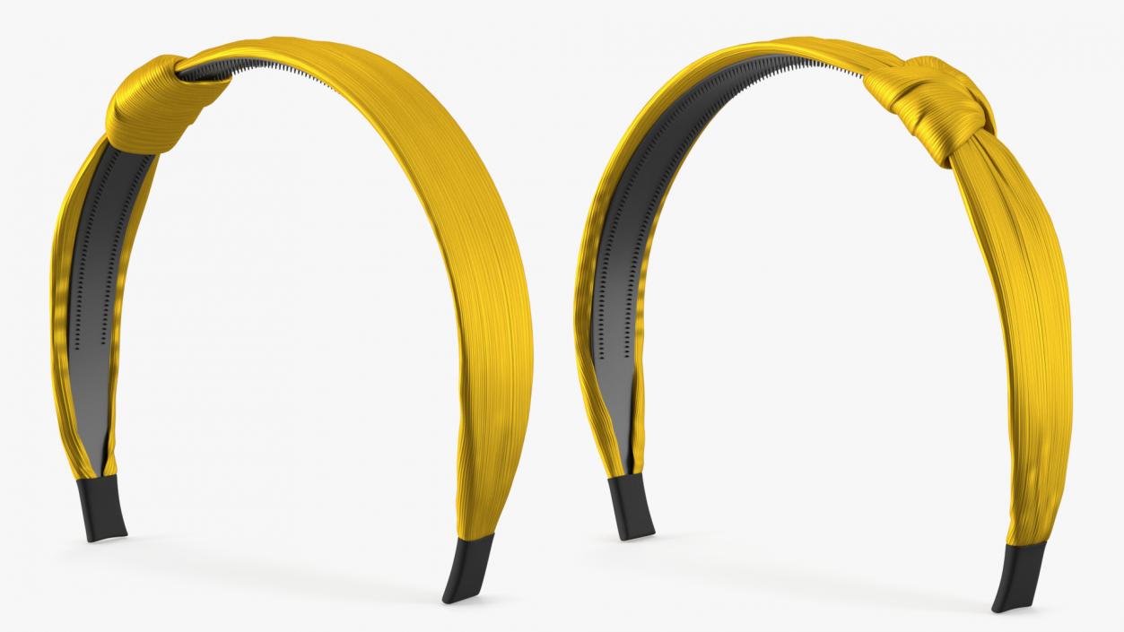 3D Thick Headband Yellow