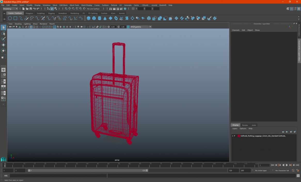 Samsonite Ascella X Teal 3D model