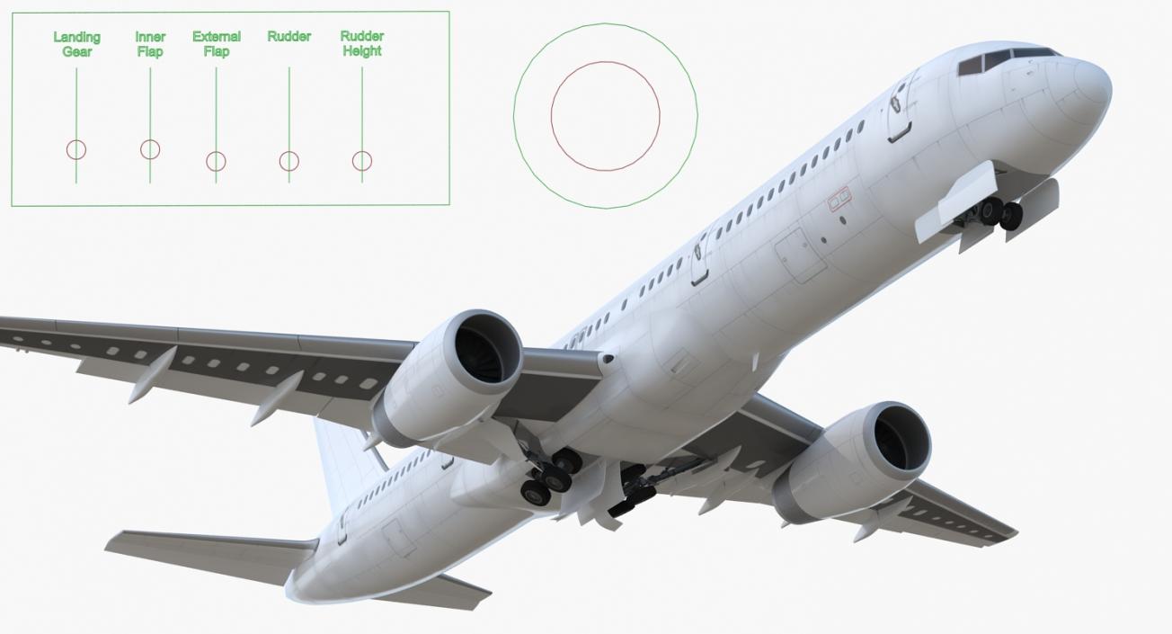 3D Boeing 757 Rigged Collection model