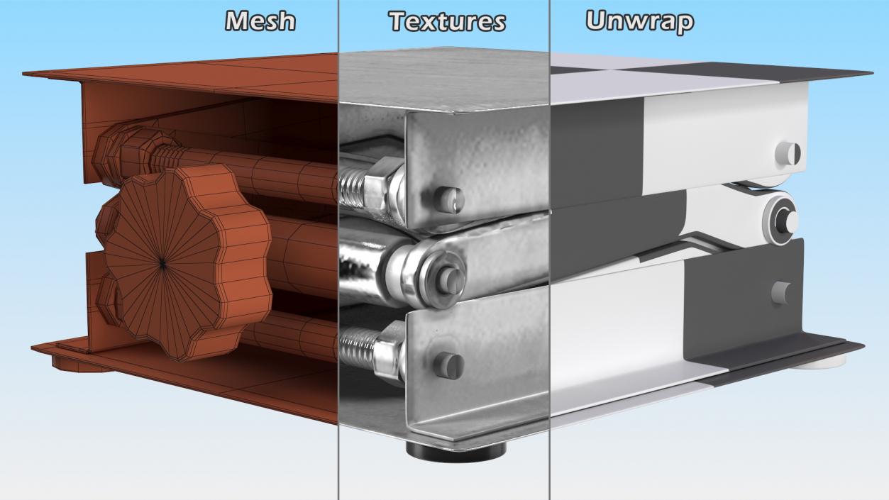 Stainless Steel Lab Jack 3D model