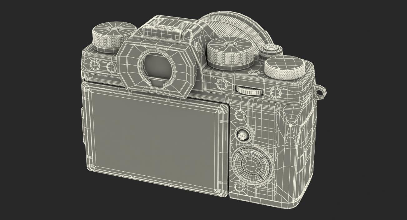 3D Digital Camera Fuji X-T2 Rigged