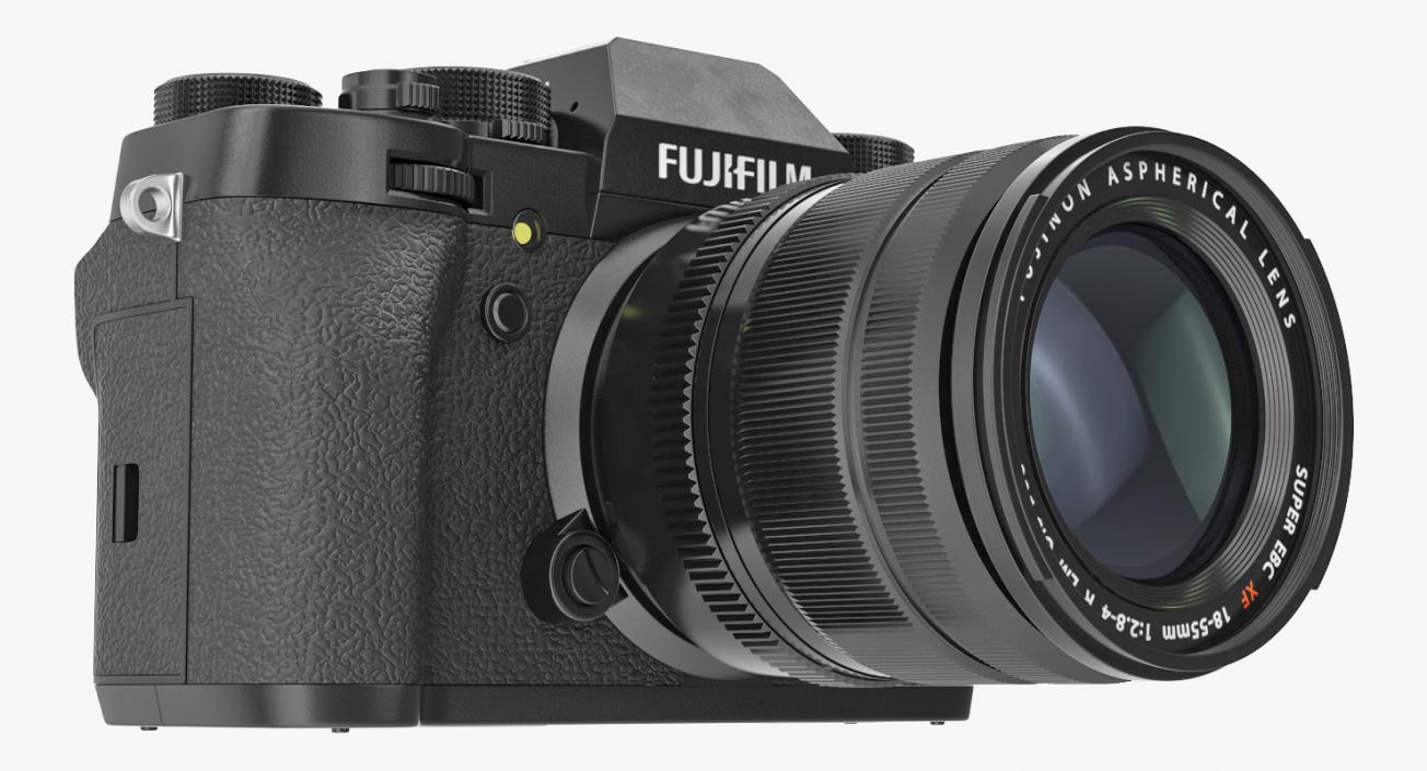 3D Digital Camera Fuji X-T2 Rigged