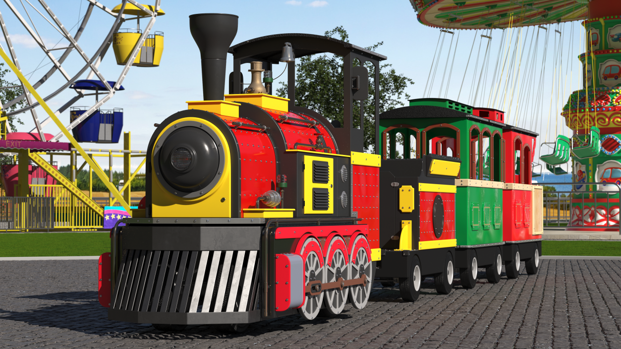 Mini Express Children Train 3D