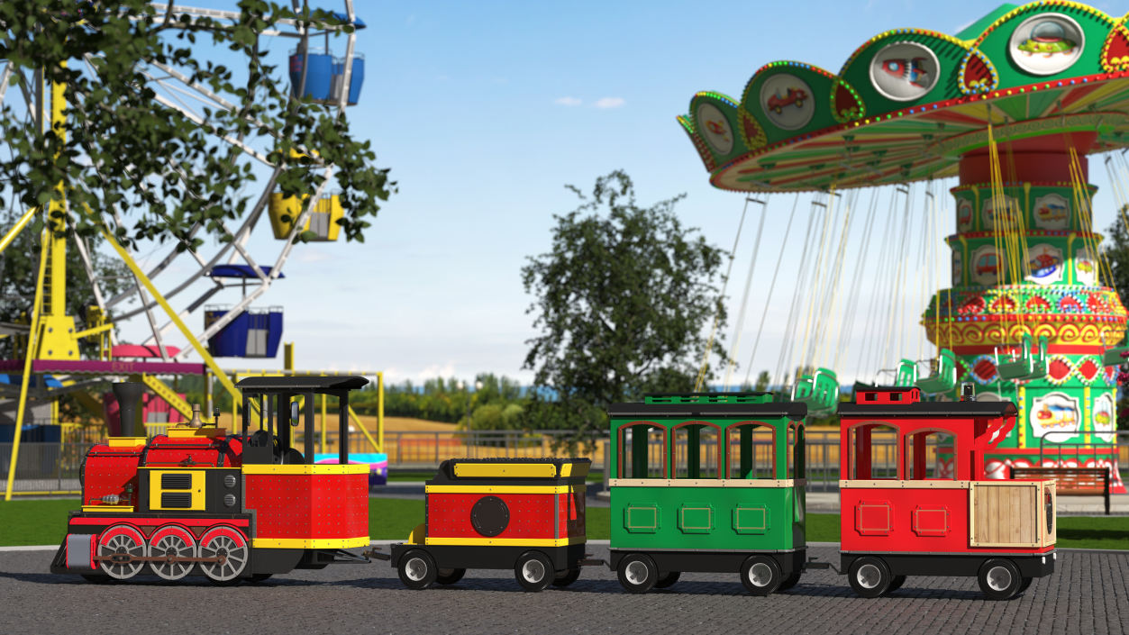 Mini Express Children Train 3D