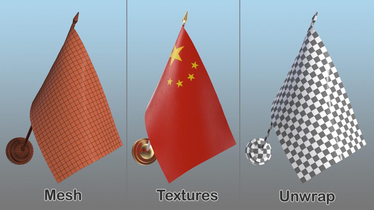 3D Wall Flags Collection