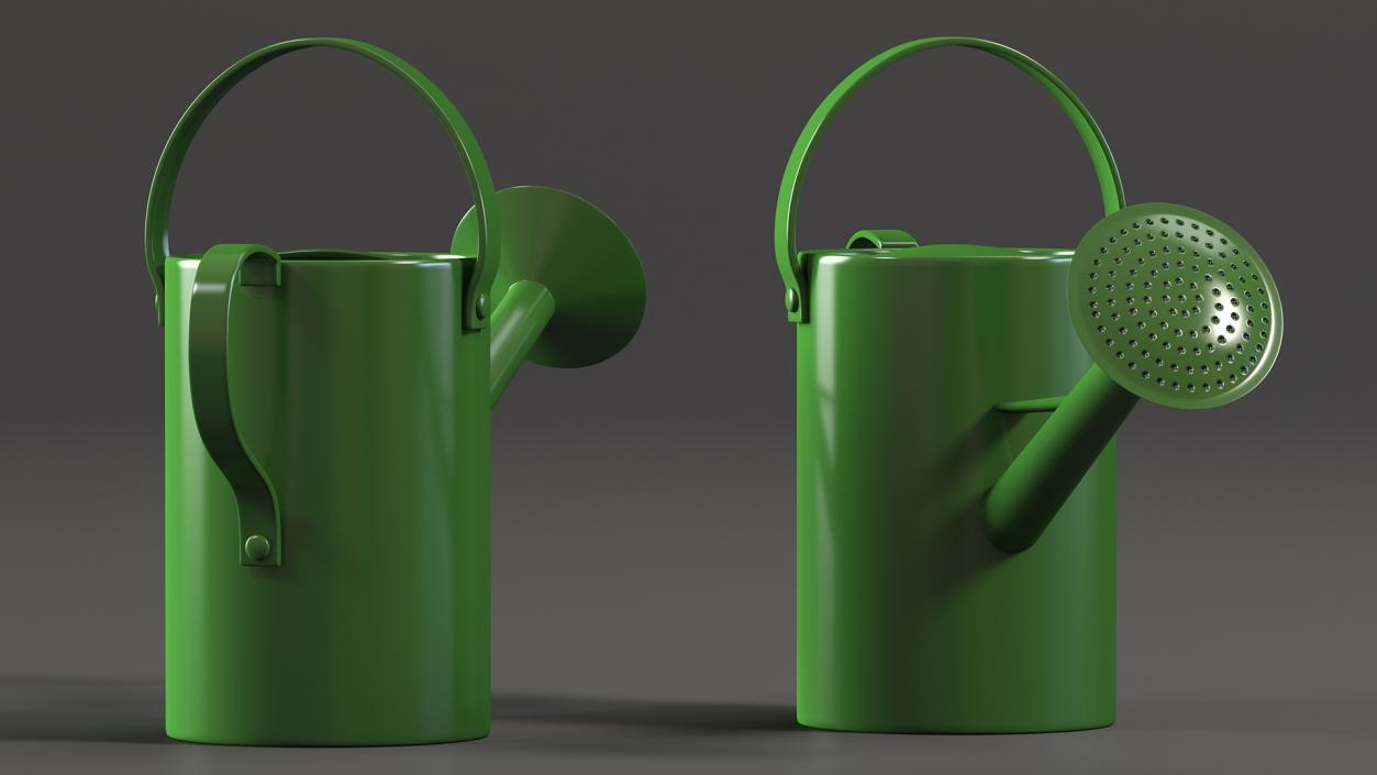 3D model Garden Watering Can Green