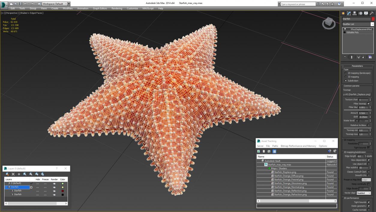 3D model Starfish 3