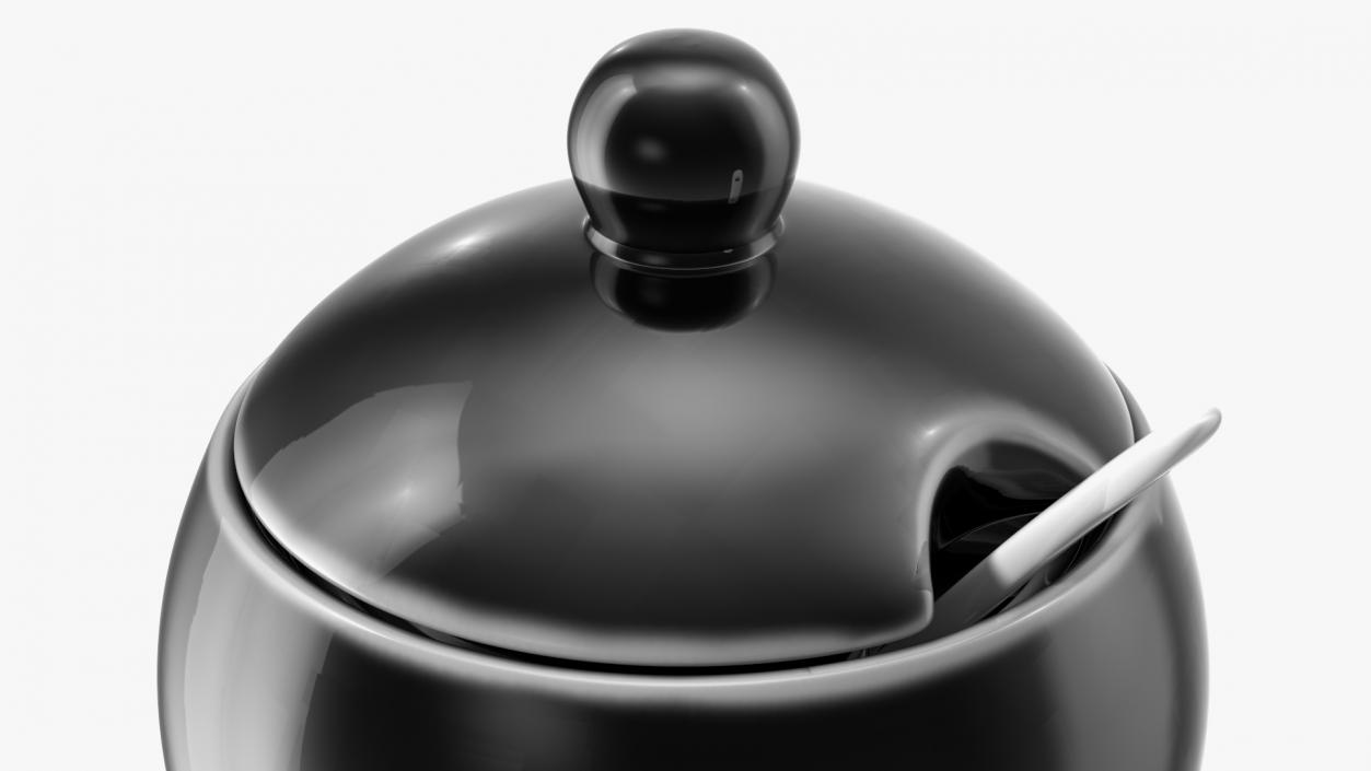 3D model Salt Container Black