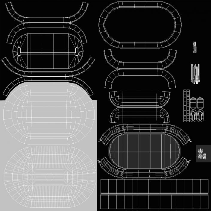 Bulkhead Wall Light 3D model