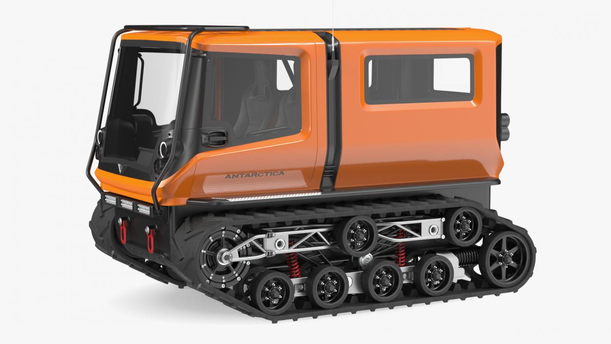 Polar Vehicle Venturi Antarctica Rigged 3D model