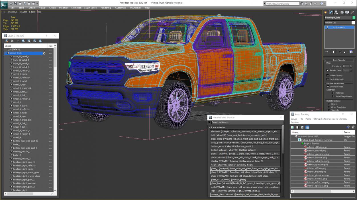 3D model Pickup Truck Generic