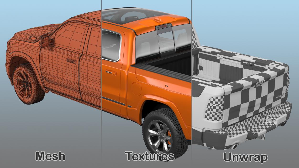 3D model Pickup Truck Generic