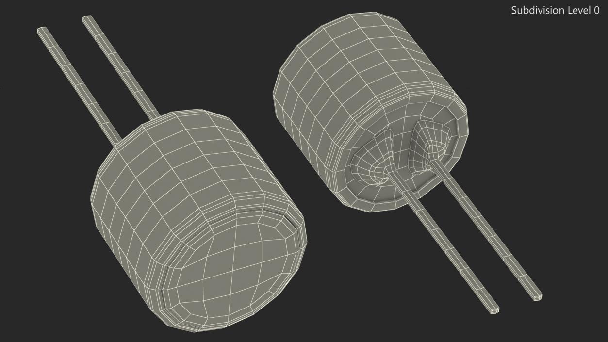 Condenser Microphone PCB Mounted 3D