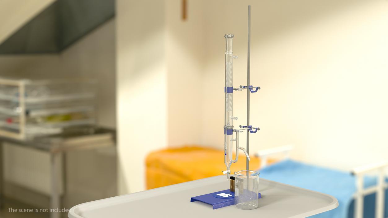 3D model Lab Flask Stand