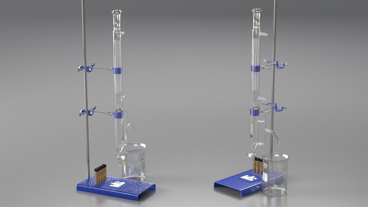 3D model Lab Flask Stand