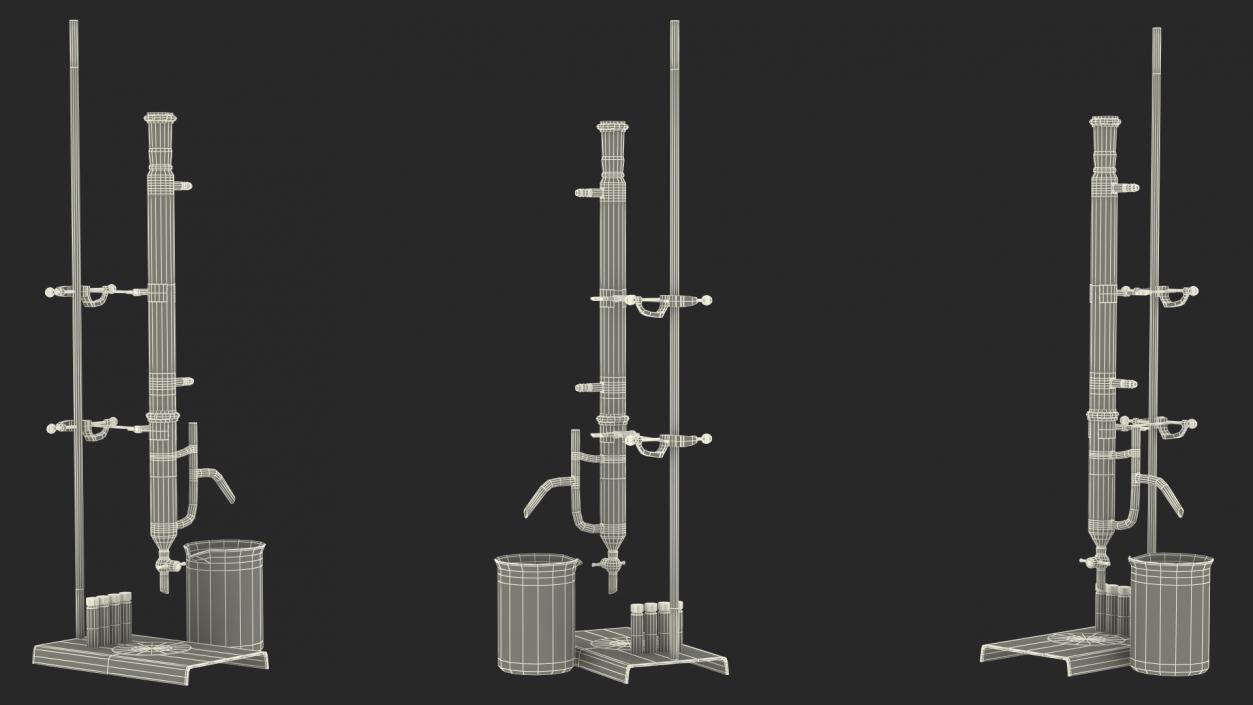 3D model Lab Flask Stand