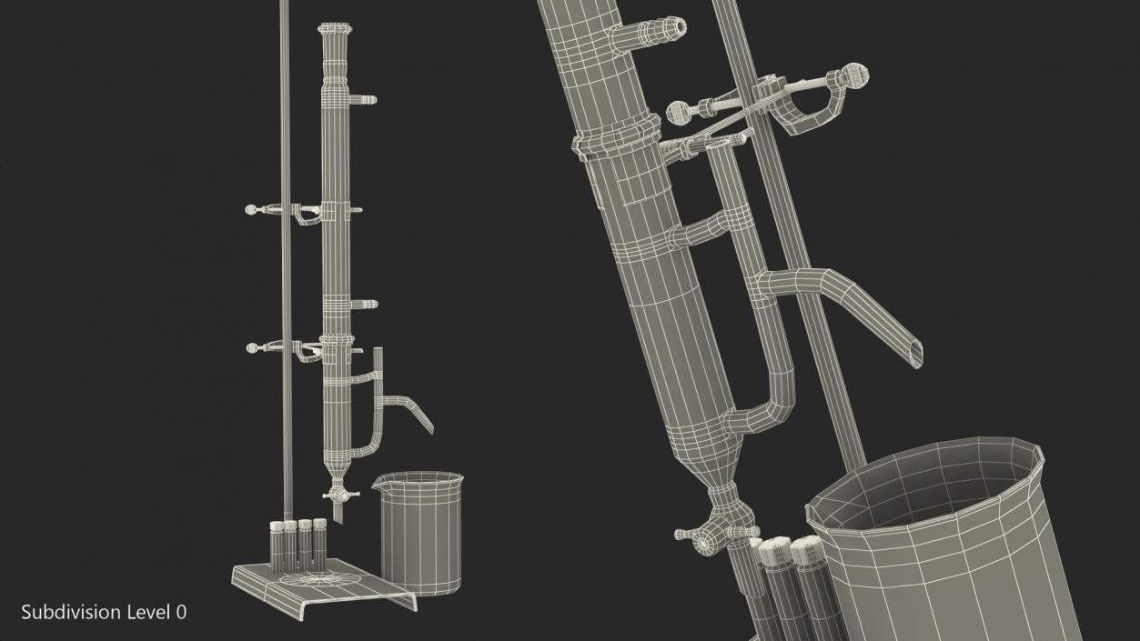 3D model Lab Flask Stand