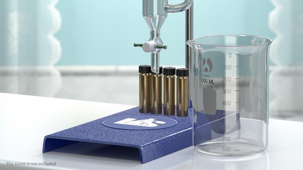 3D model Lab Flask Stand