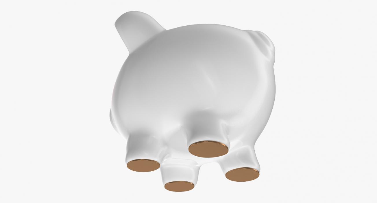 3D model Grey Piggy Bank