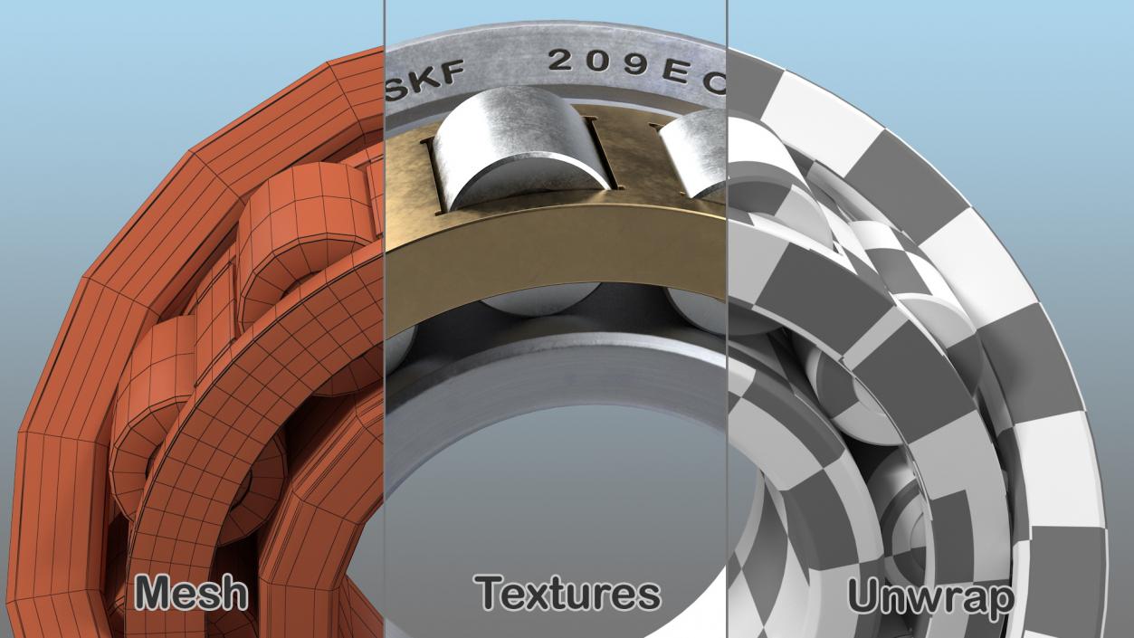 Roller Bearing 3D model