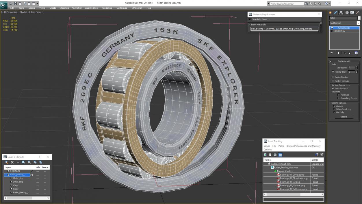 Roller Bearing 3D model