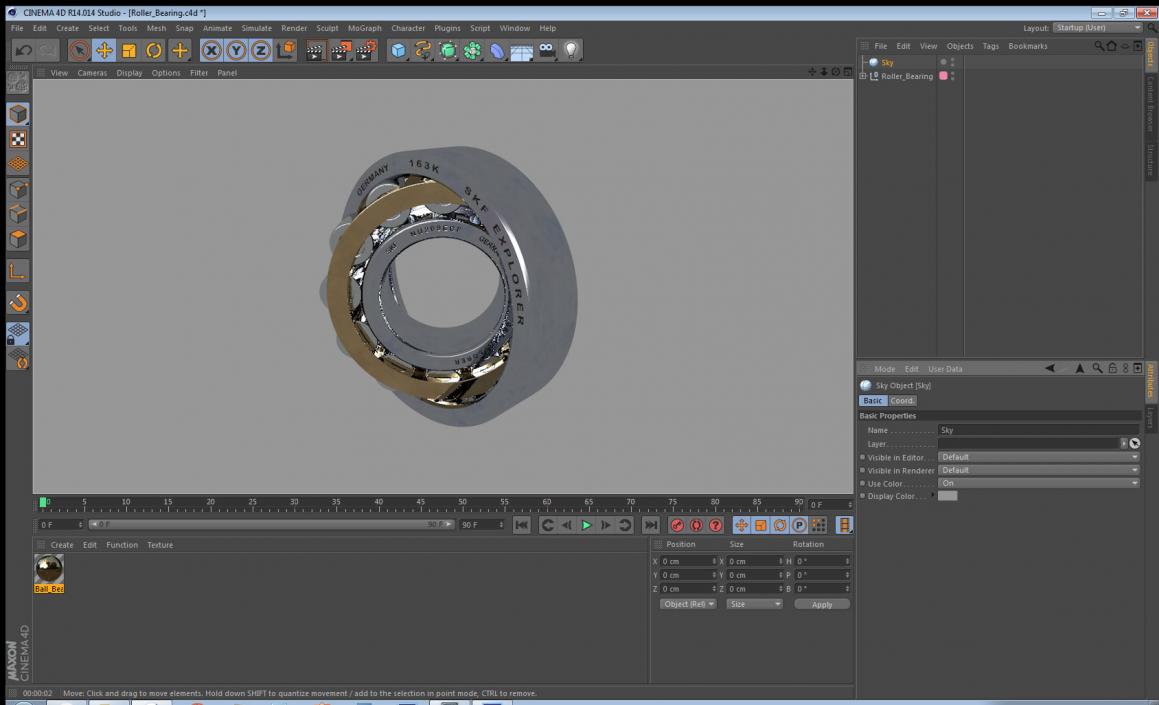 Roller Bearing 3D model