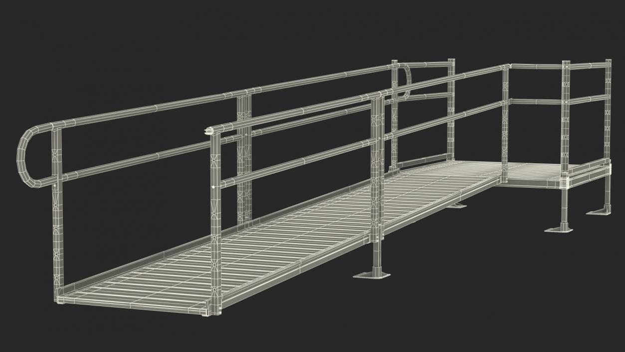 3D model Metal Ramp