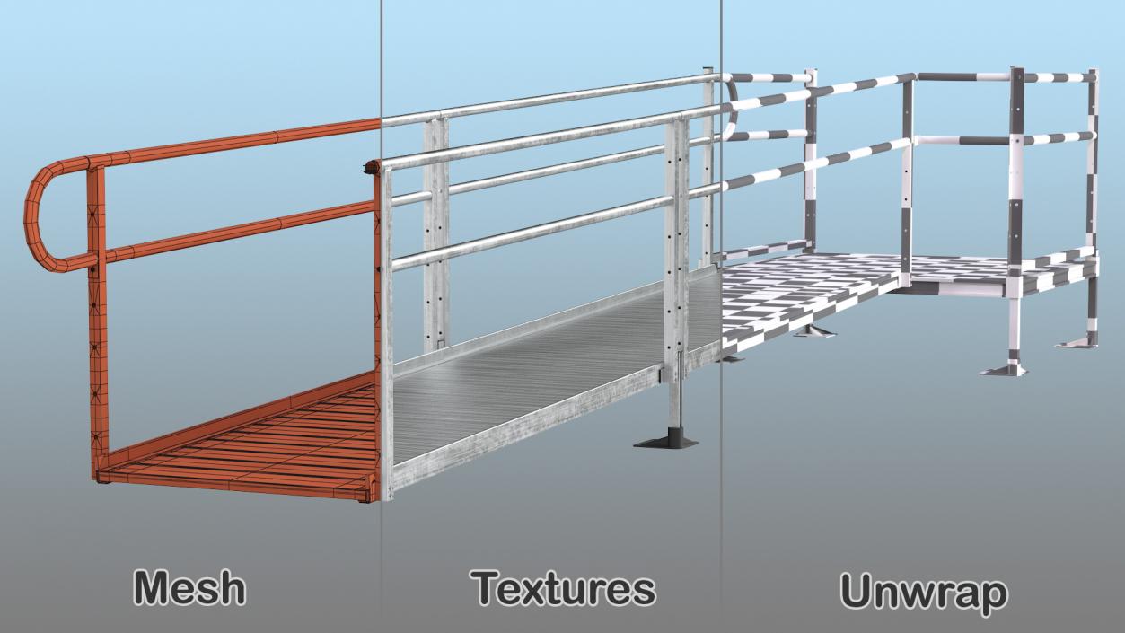 3D model Metal Ramp