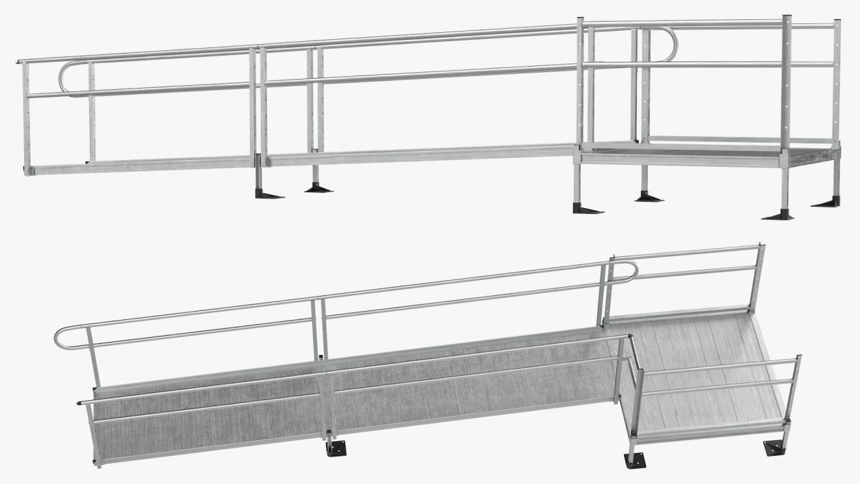 3D model Metal Ramp