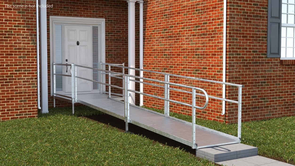 3D model Metal Ramp