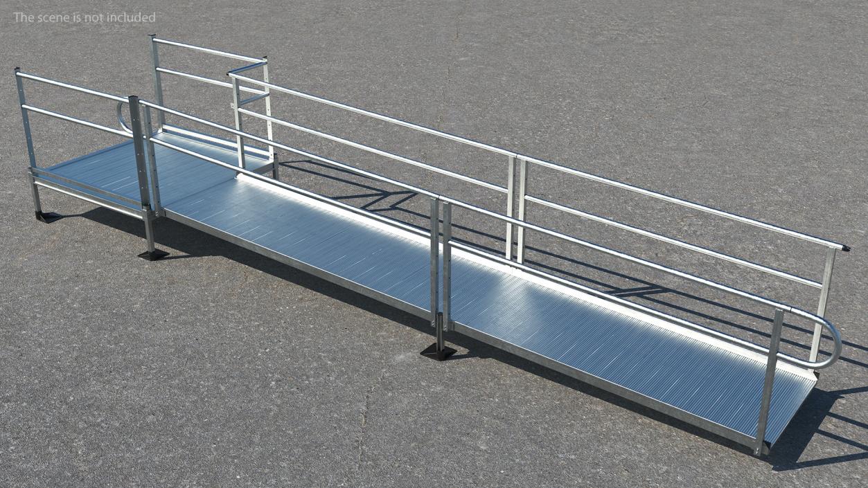 3D model Metal Ramp