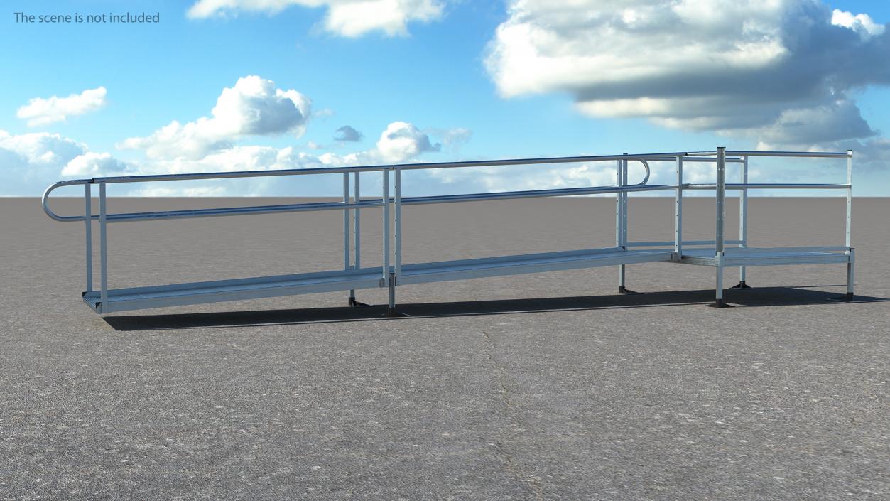 3D model Metal Ramp