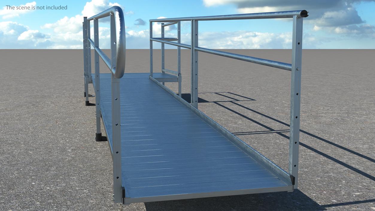 3D model Metal Ramp