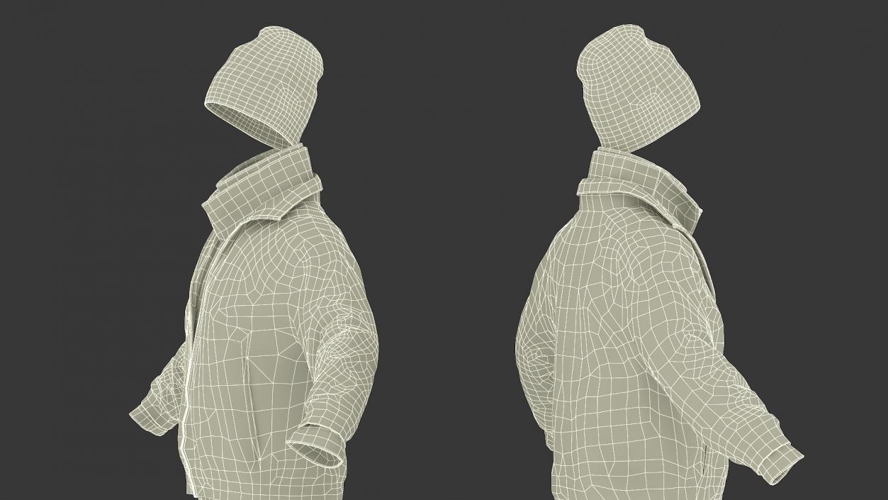 3D Ragged Clothes Set model