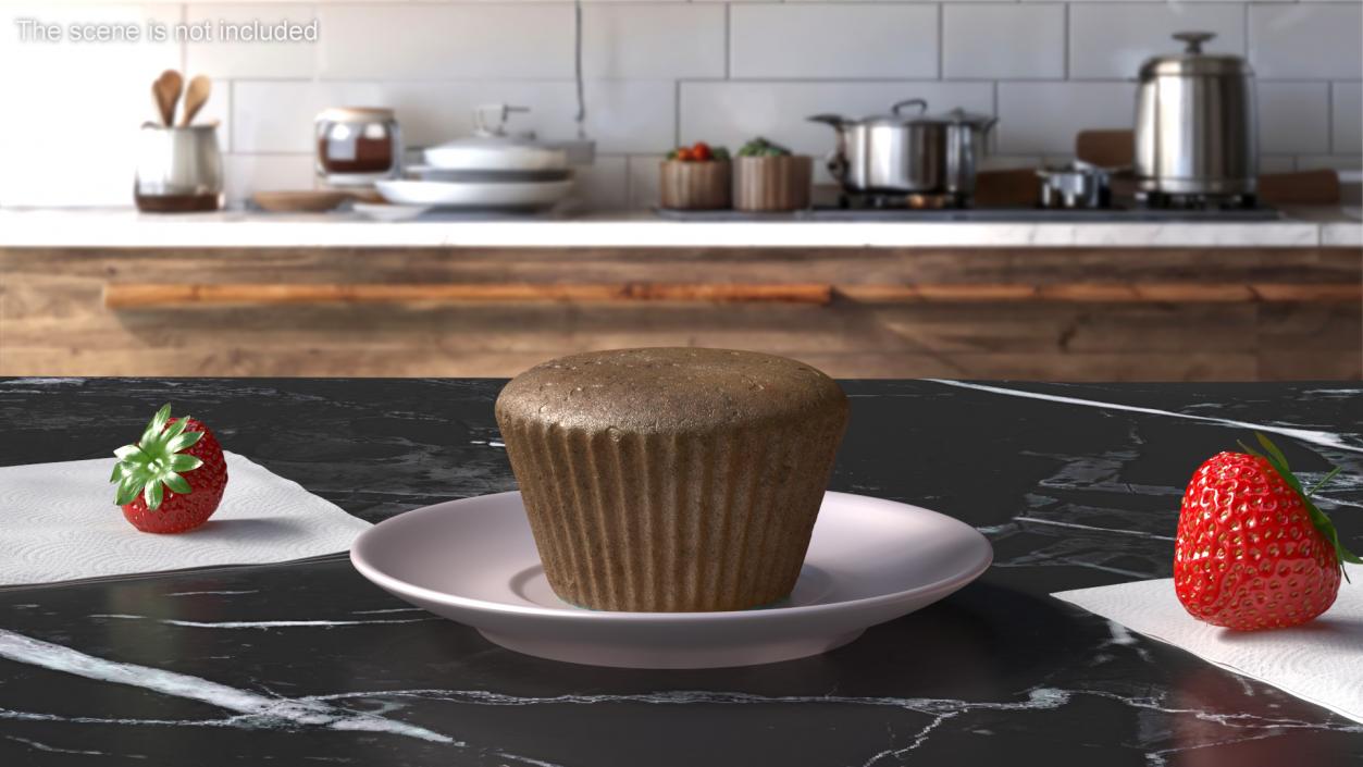 Sponge Cupcake Base 3D model