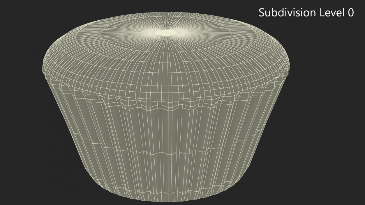 Sponge Cupcake Base 3D model