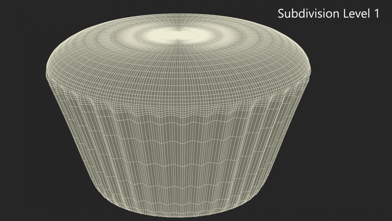 Sponge Cupcake Base 3D model