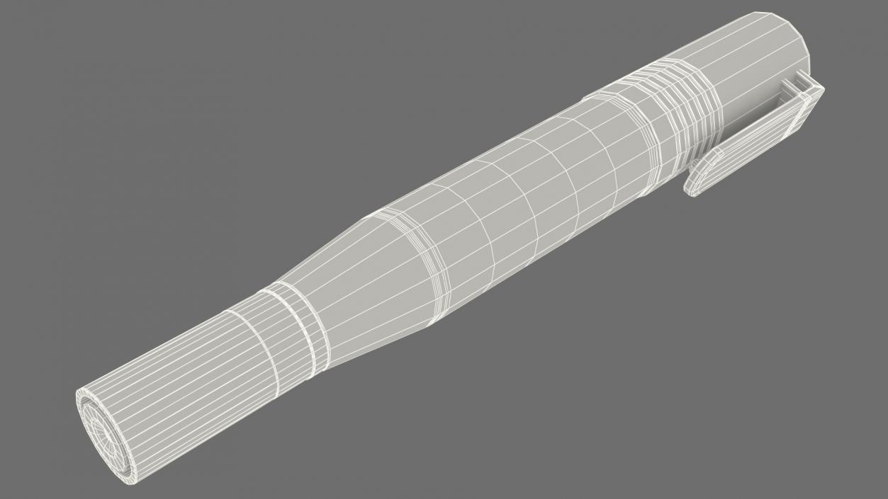 Double-Ended Marker Blue 3D model