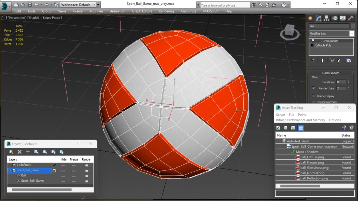 3D model Sport Ball Game