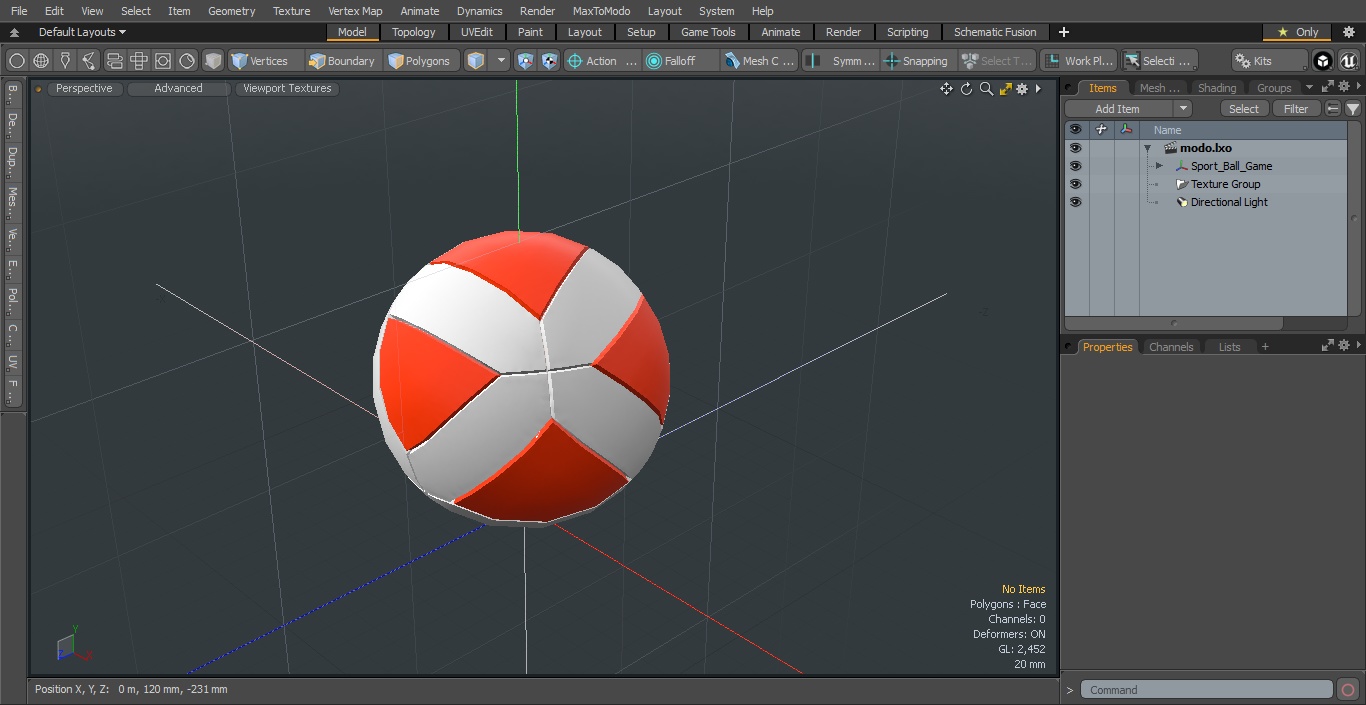 3D model Sport Ball Game