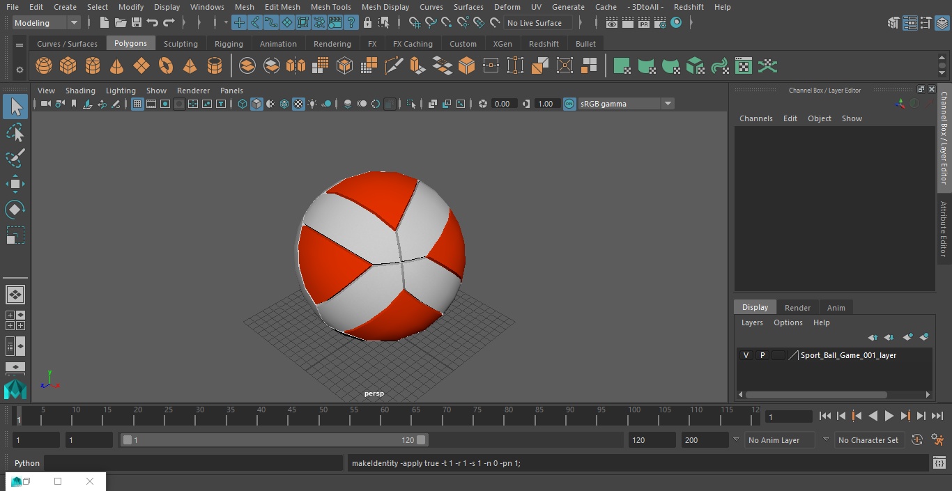 3D model Sport Ball Game