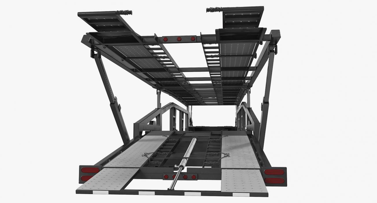 3D Car Hauler Trailer Generic