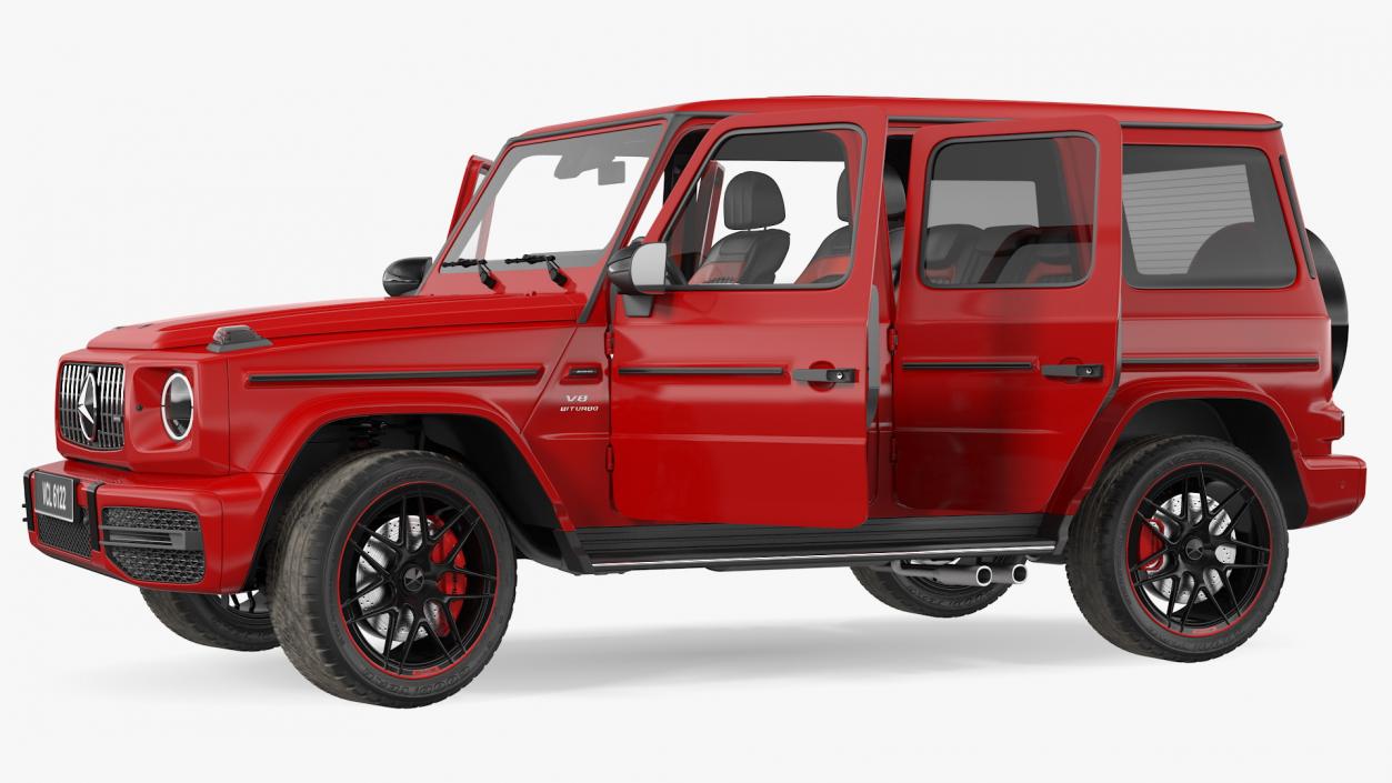 3D Mercedes-Benz G63 AMG 2019 Rigged model