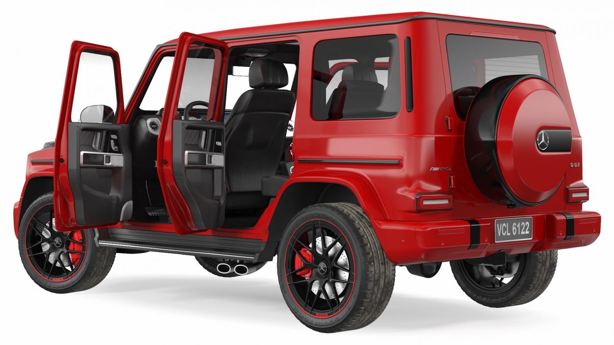 3D Mercedes-Benz G63 AMG 2019 Rigged model