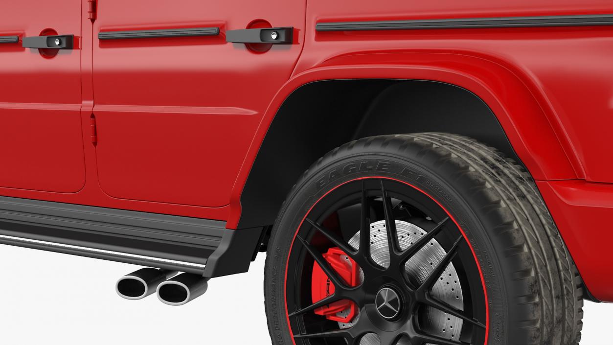 3D Mercedes-Benz G63 AMG 2019 Rigged model