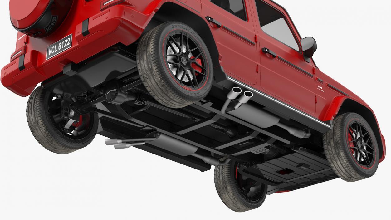 3D Mercedes-Benz G63 AMG 2019 Rigged model