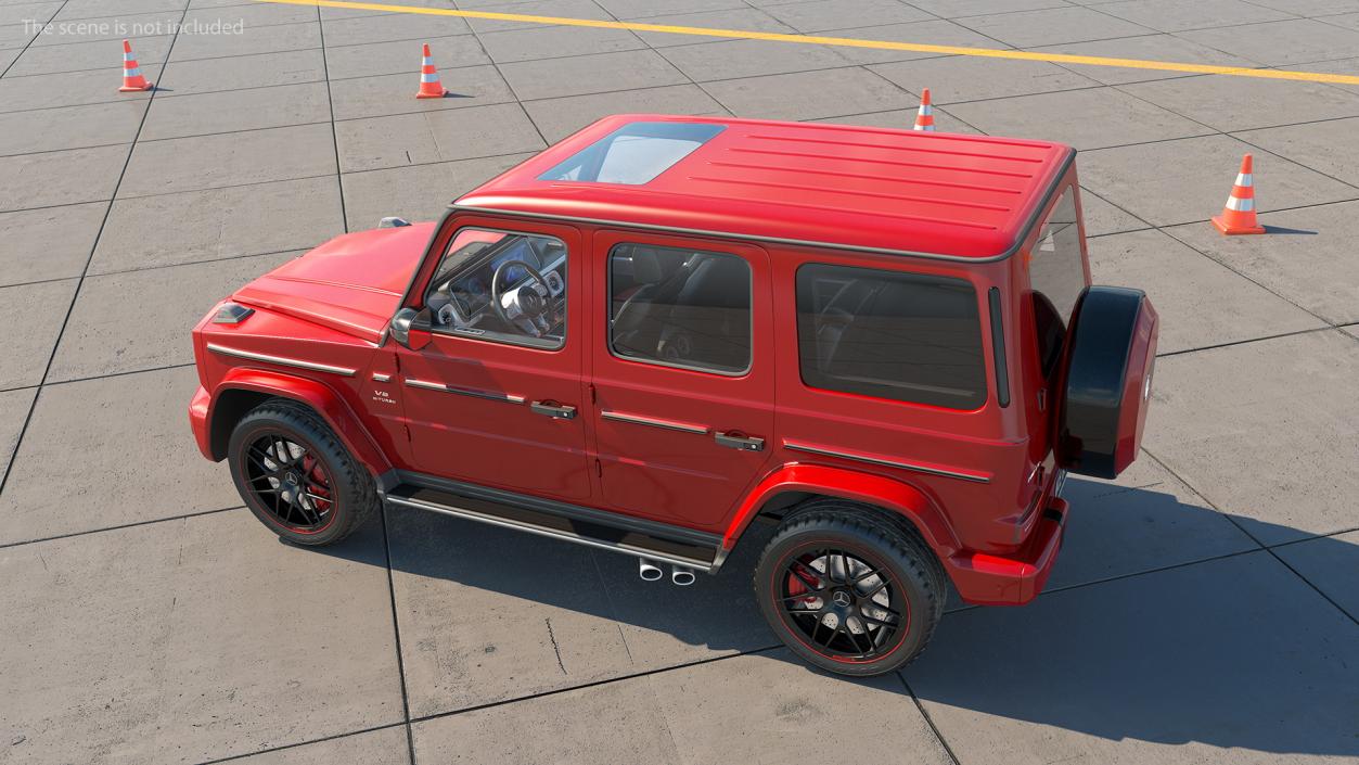 3D Mercedes-Benz G63 AMG 2019 Rigged model